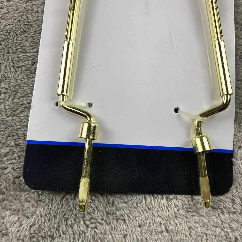 Lamp Harp Adjustable 8-10 inch Polished Brass Mainstays Finial NOS